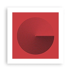 Póster - Movimiento circular - 40x40 cm