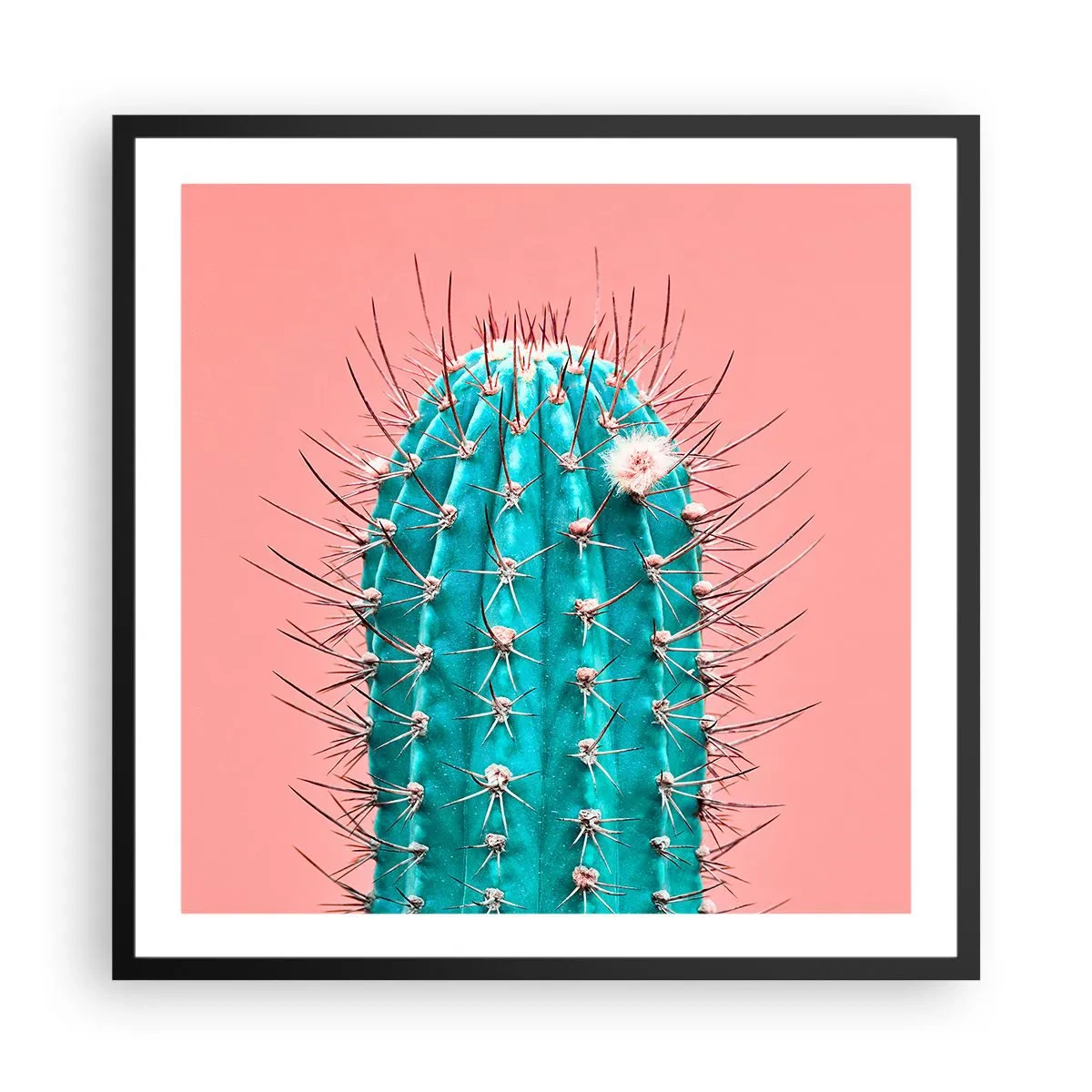 Póster en marco negro - Se mira, pero no se toca - 60x60 cm