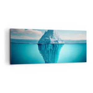 Cuadro sobre lienzo - Impresión de Imagen - El trono de hielo - 100x40 cm