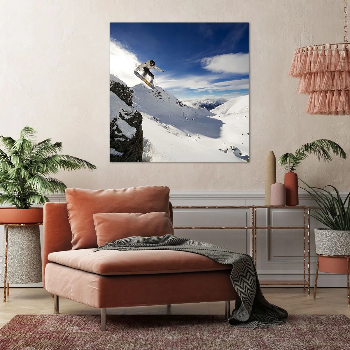 Cuadro sobre lienzo - Impresión de Imagen - Libertad sin fronteras - 60x60 cm