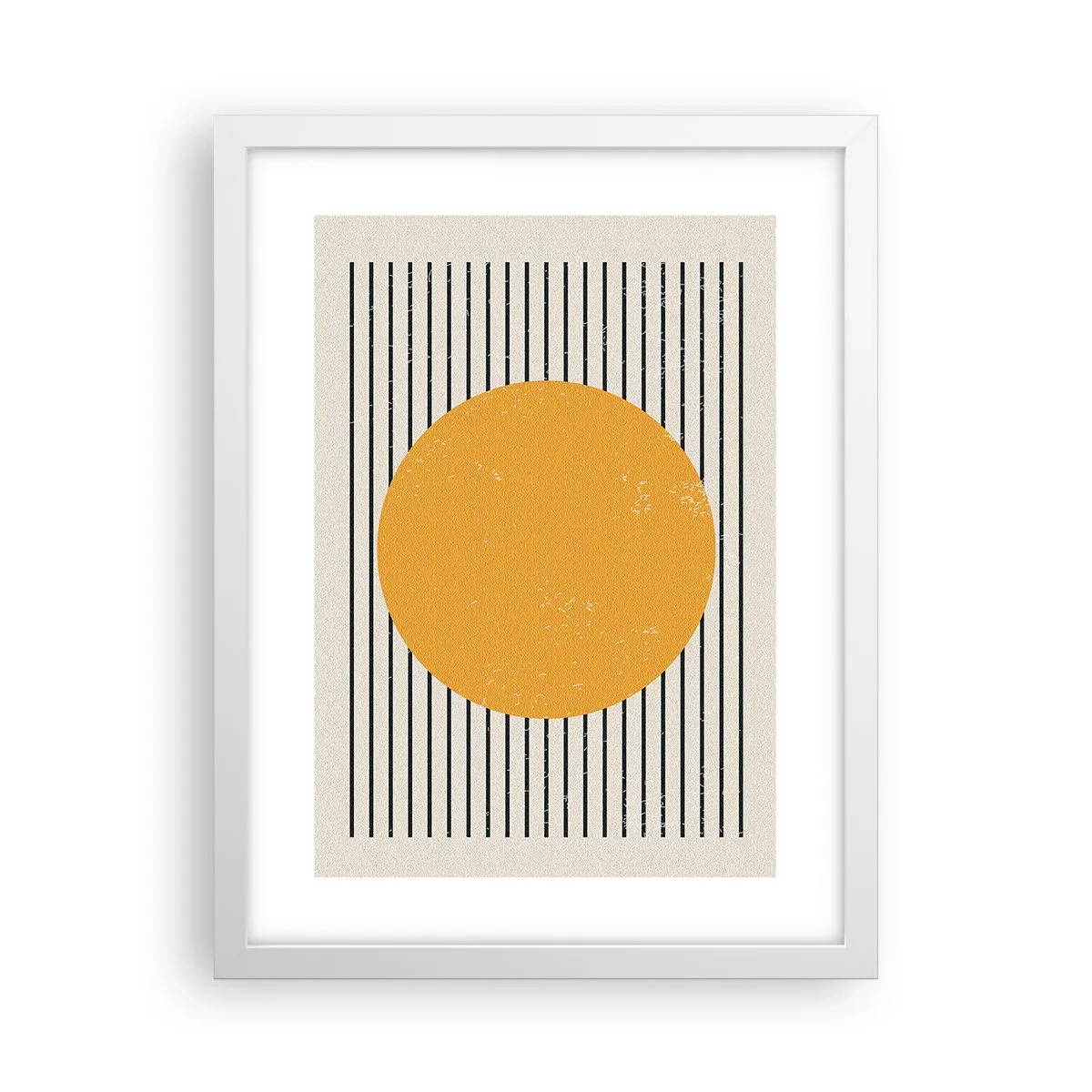 Póster en marco blanco - El poder de la sencillez - 30x40 cm