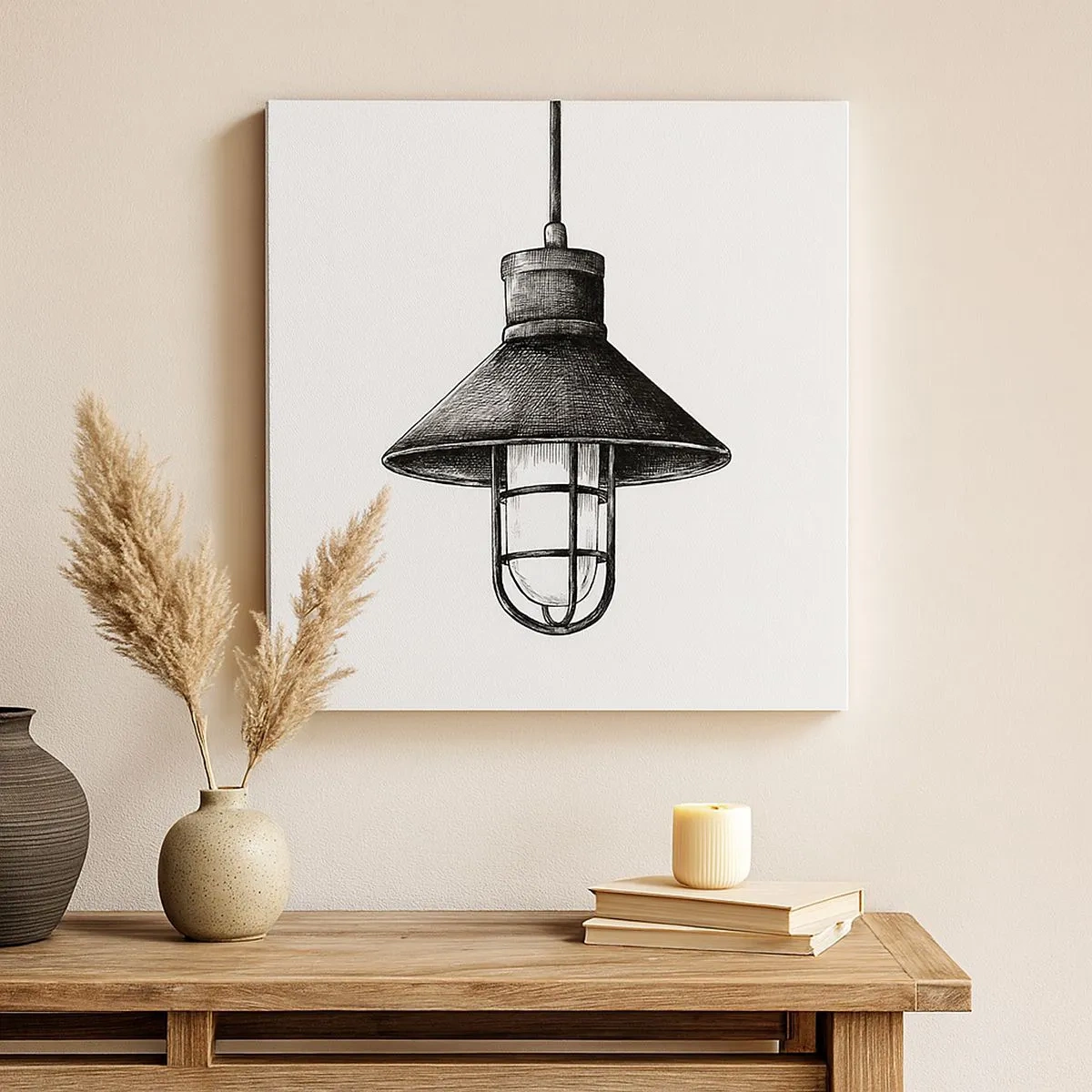 Cuadro sobre lienzo - Impresión de Imagen - Como hace años... - 30x30 cm