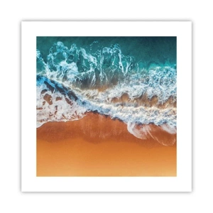 Póster - Siempre a la par - 40x40 cm