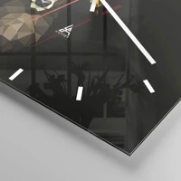 Esfera sin numeración, con rayas