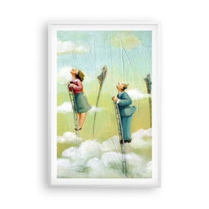 Póster en marco blanco - Sigue tu sueño - 61x91 cm