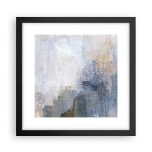 Póster en marco negro - Tonos de color - 30x30 cm