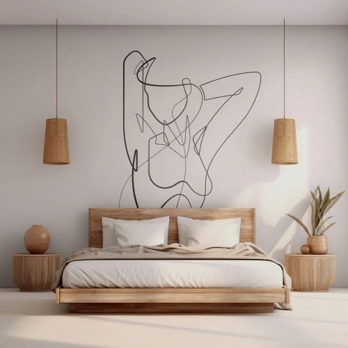 Fotomural Premium Canvas - Realmente, tal y como eres - Abstracción, cuerpo de mujer, Gráficos - 250x175 cm