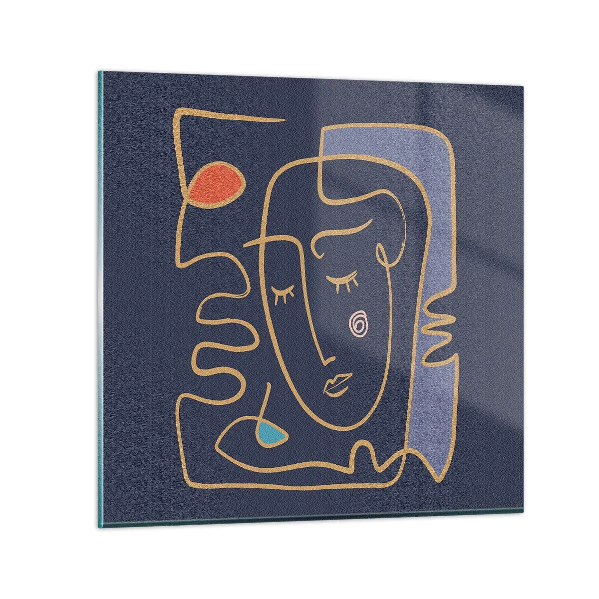 Cuadro sobre vidrio - Impresiones sobre Vidrio - En un maravilloso sueño - 70x70 cm