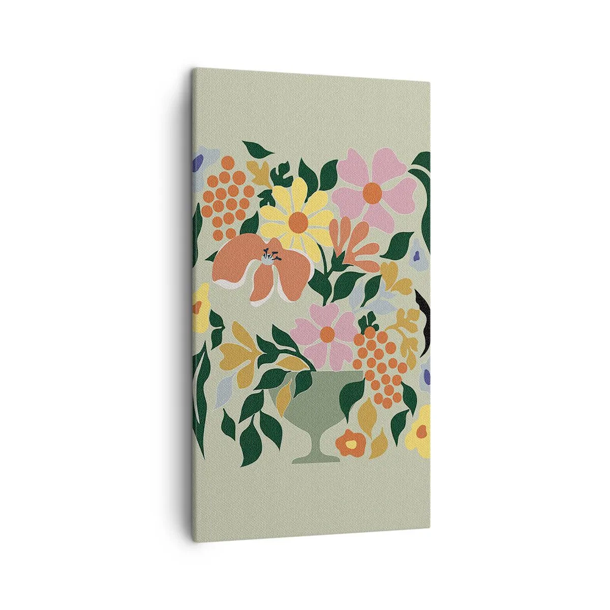 Cuadro sobre lienzo - Impresión de Imagen - Un ramo rebosante de vida - 45x80 cm