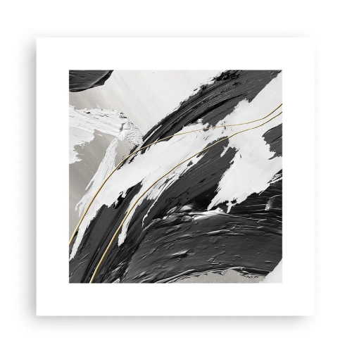 Póster - Abstracción con estilo - 30x30 cm