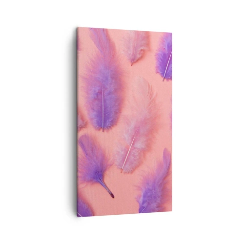 Cuadro sobre lienzo - Impresión de Imagen - Un pájaro lila del deseo - 45x80 cm