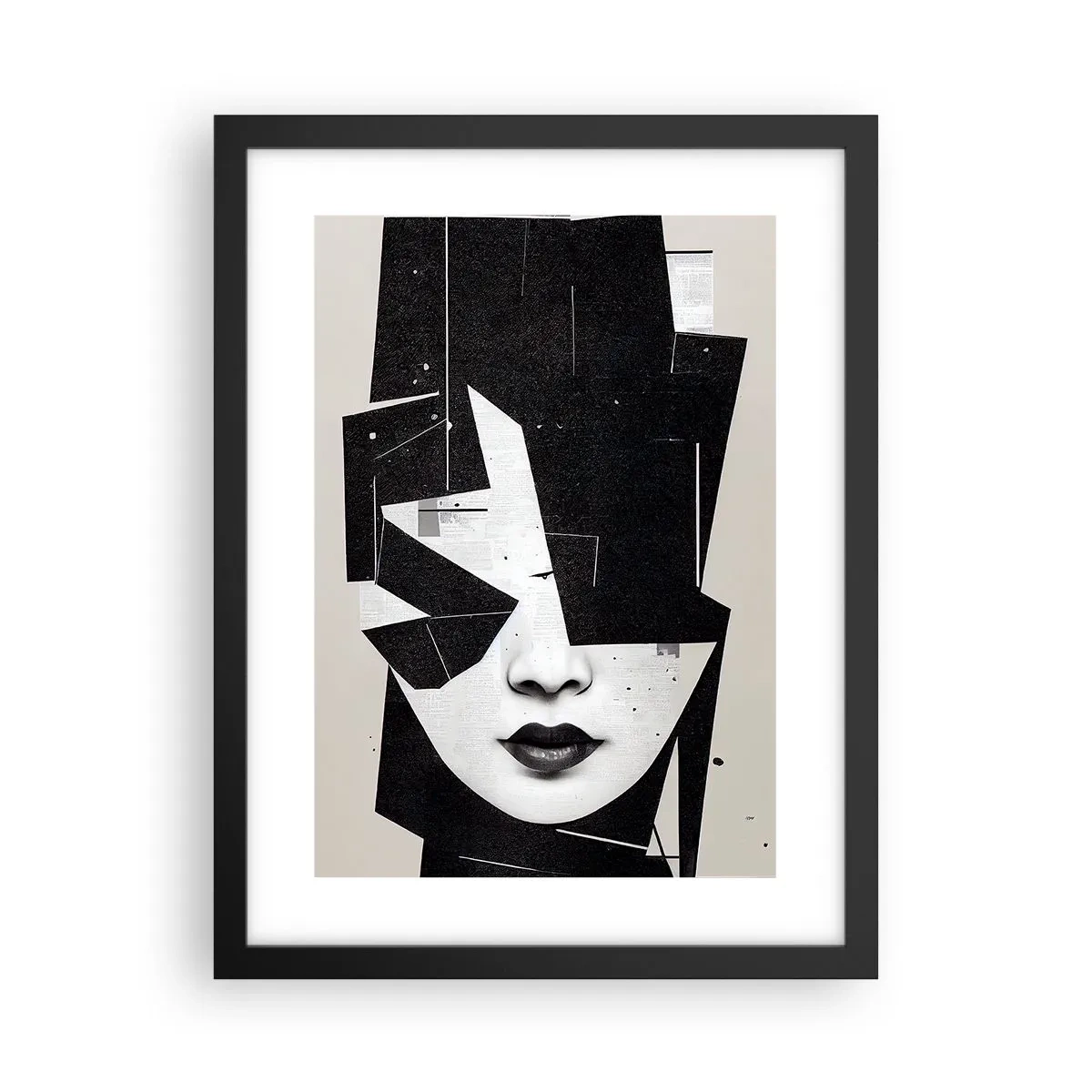 Póster en marco negro - Profundamente ocultos - 30x40 cm