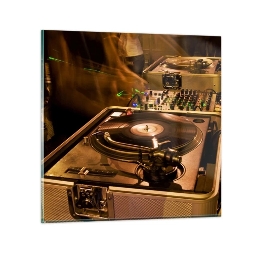 Cuadro sobre vidrio - Impresiones sobre Vidrio - ¿Puedes sentir el poder? - 40x40 cm