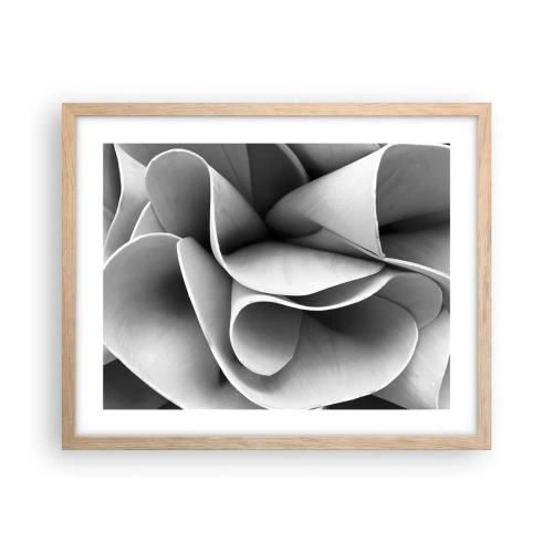 Póster en marco roble claro - Sucede en el espacio - 50x40 cm