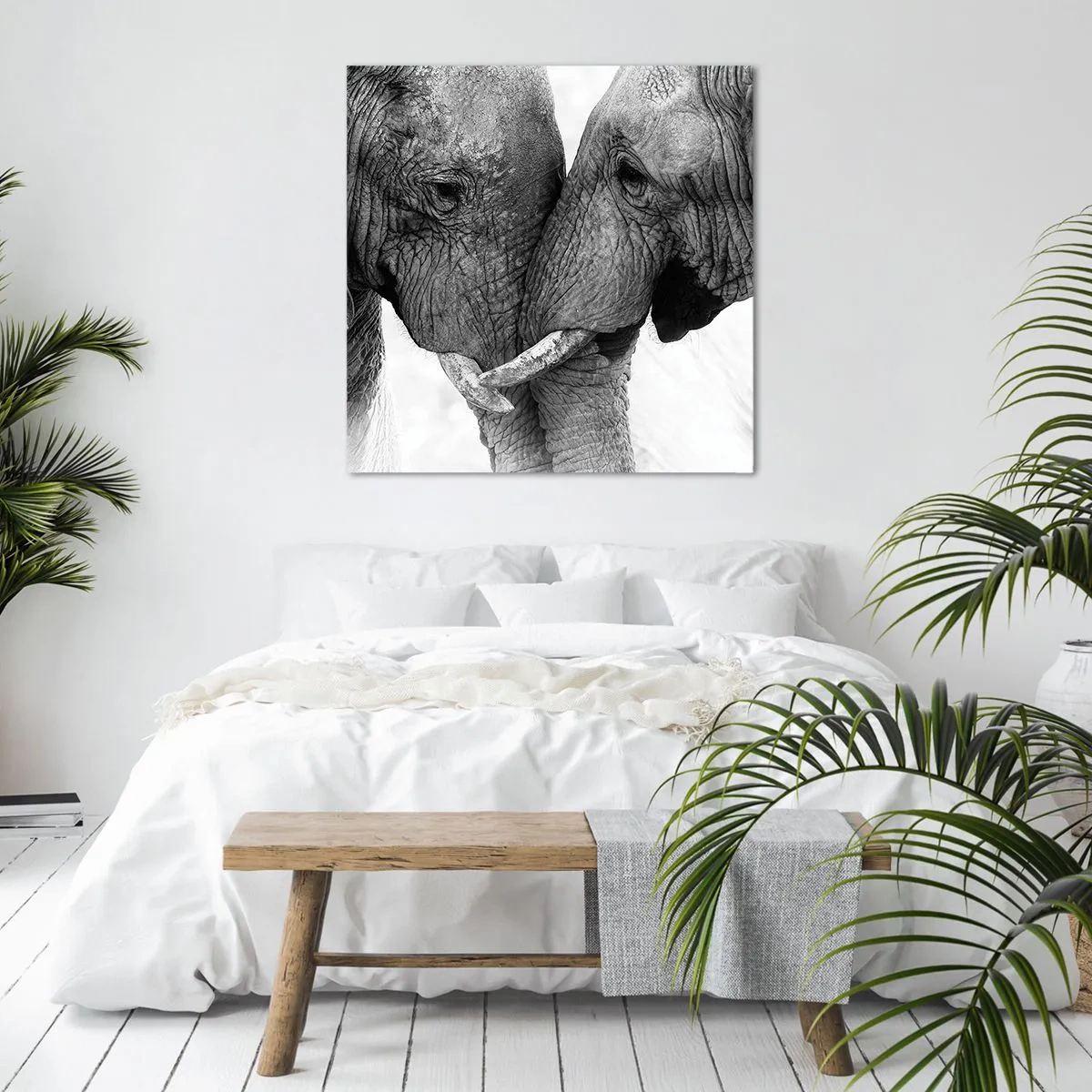 Cuadro sobre lienzo - Impresión de Imagen - Una confesión sincera - 70x70 cm