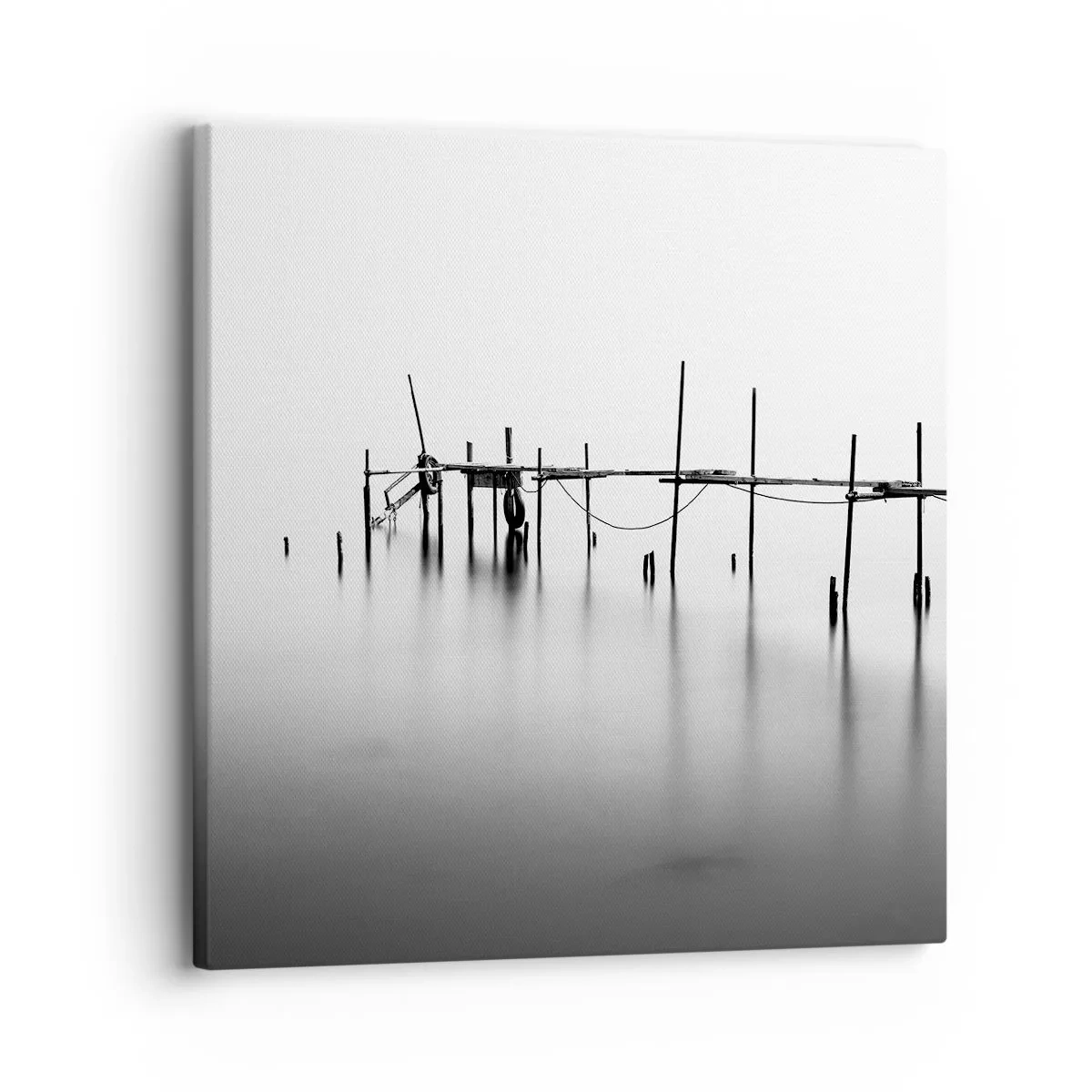 Cuadro sobre lienzo - Impresión de Imagen - ¿Y si no hay mundo? - 30x30 cm