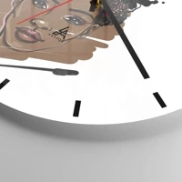 Esfera sin numeración, con rayas