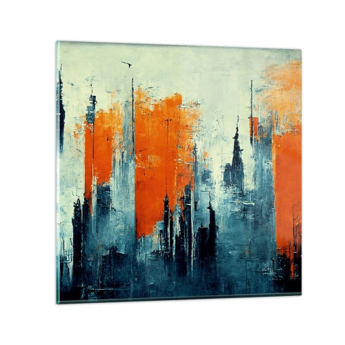Cuadro sobre vidrio - Impresiones sobre Vidrio - Paisaje moderno - 30x30 cm
