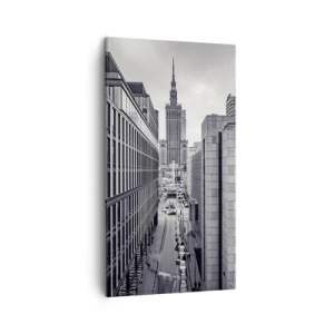 Cuadro sobre lienzo - Impresión de Imagen - Valle de Varsovia - 45x80 cm