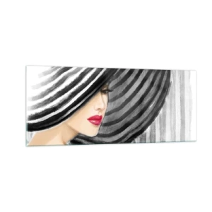 Cuadro sobre vidrio - Impresiones sobre Vidrio - ¿Dónde puedo encontrarte? - 100x40 cm