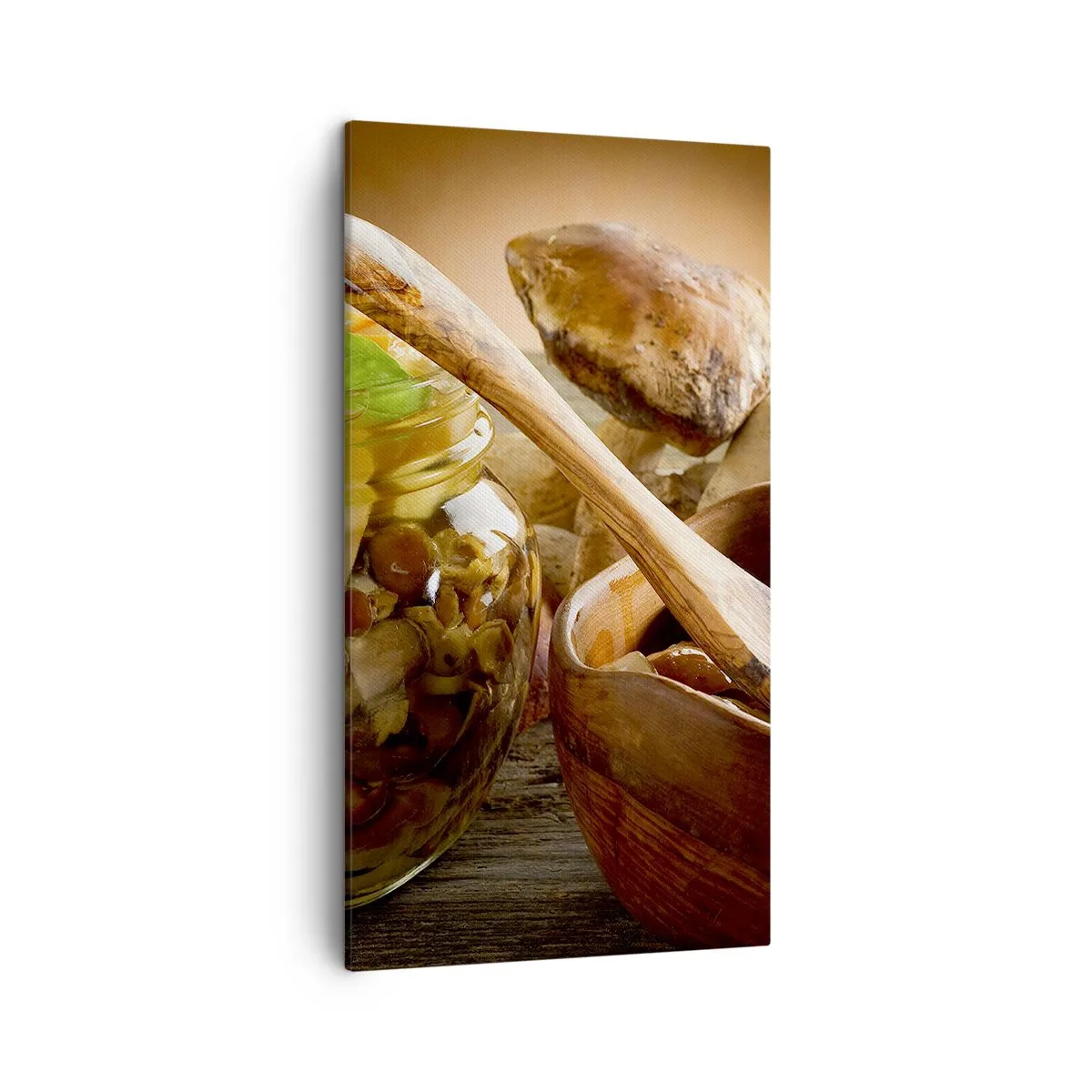 Cuadro sobre lienzo - Impresión de Imagen - Ya sea fresco, o salado, o de temporada de otoño.... - 45x80 cm