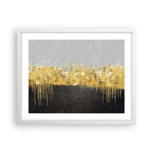Póster en marco blanco - Hacia arriba y hacia abajo - 50x40 cm