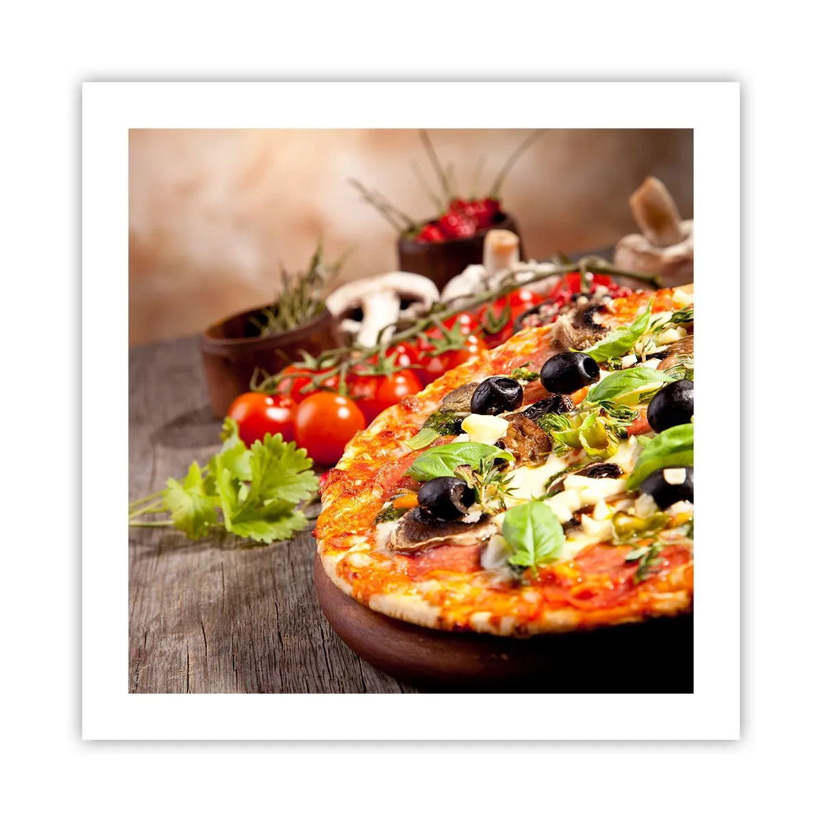 Póster - De ingredientes puros - 50x50 cm