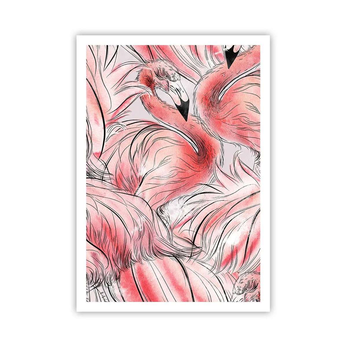 Póster - Ballet de aves - 70x100 cm