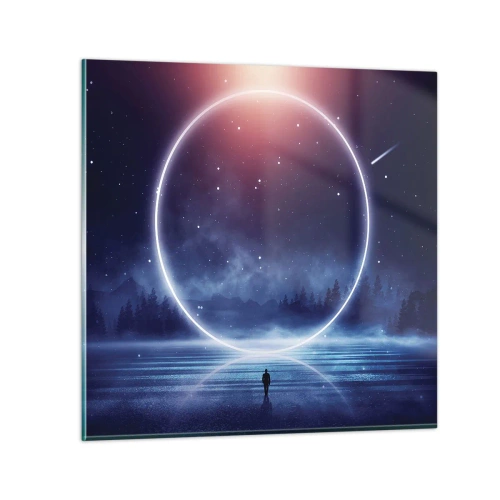 Cuadro sobre vidrio - Impresiones sobre Vidrio - Ya están aquí... - 70x70 cm