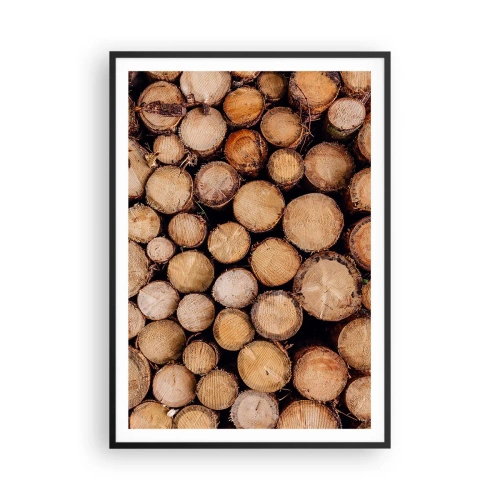 Póster en marco negro - Un nuevo comienzo - 70x100 cm