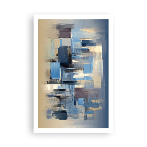 Póster - Construcción azul - 61x91 cm