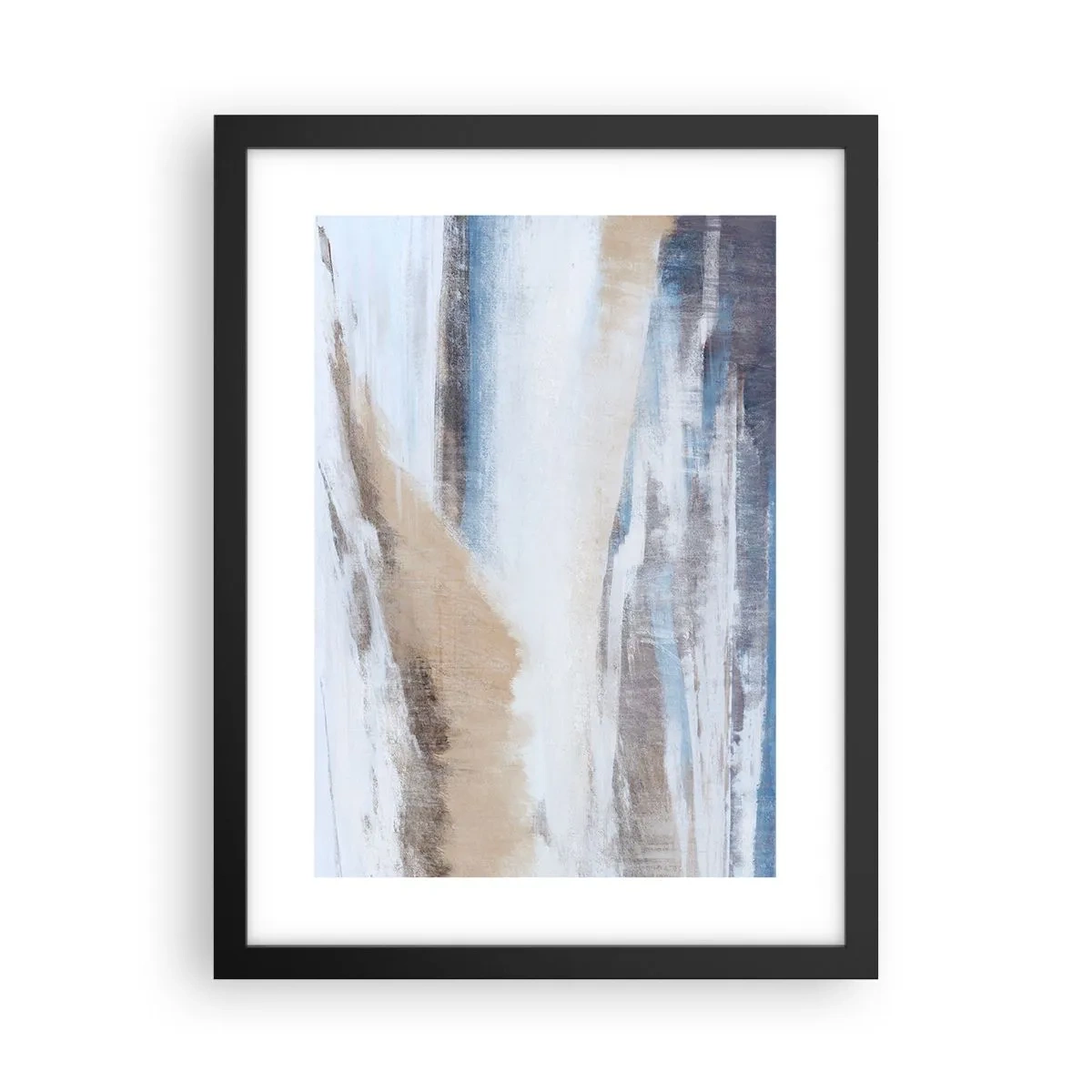 Póster en marco negro - Composición invernal - 30x40 cm