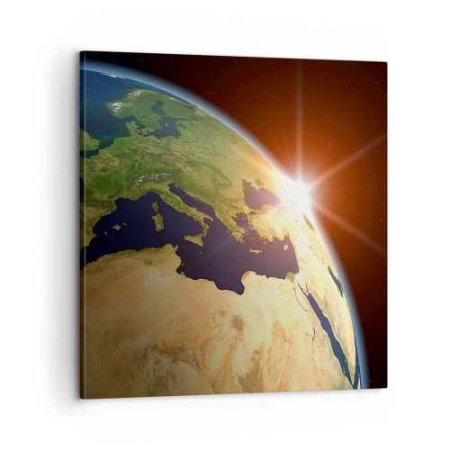 Cuadro sobre lienzo - Impresión de Imagen - Amanecer - 60x60 cm