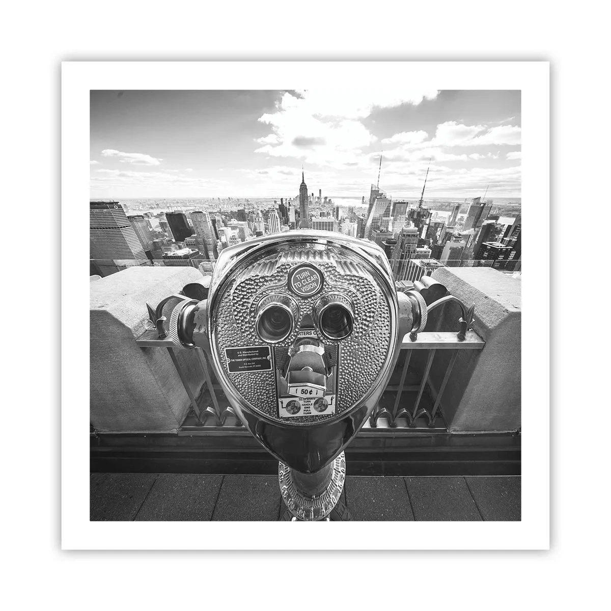 Póster - Sobre la ciudad - 60x60 cm