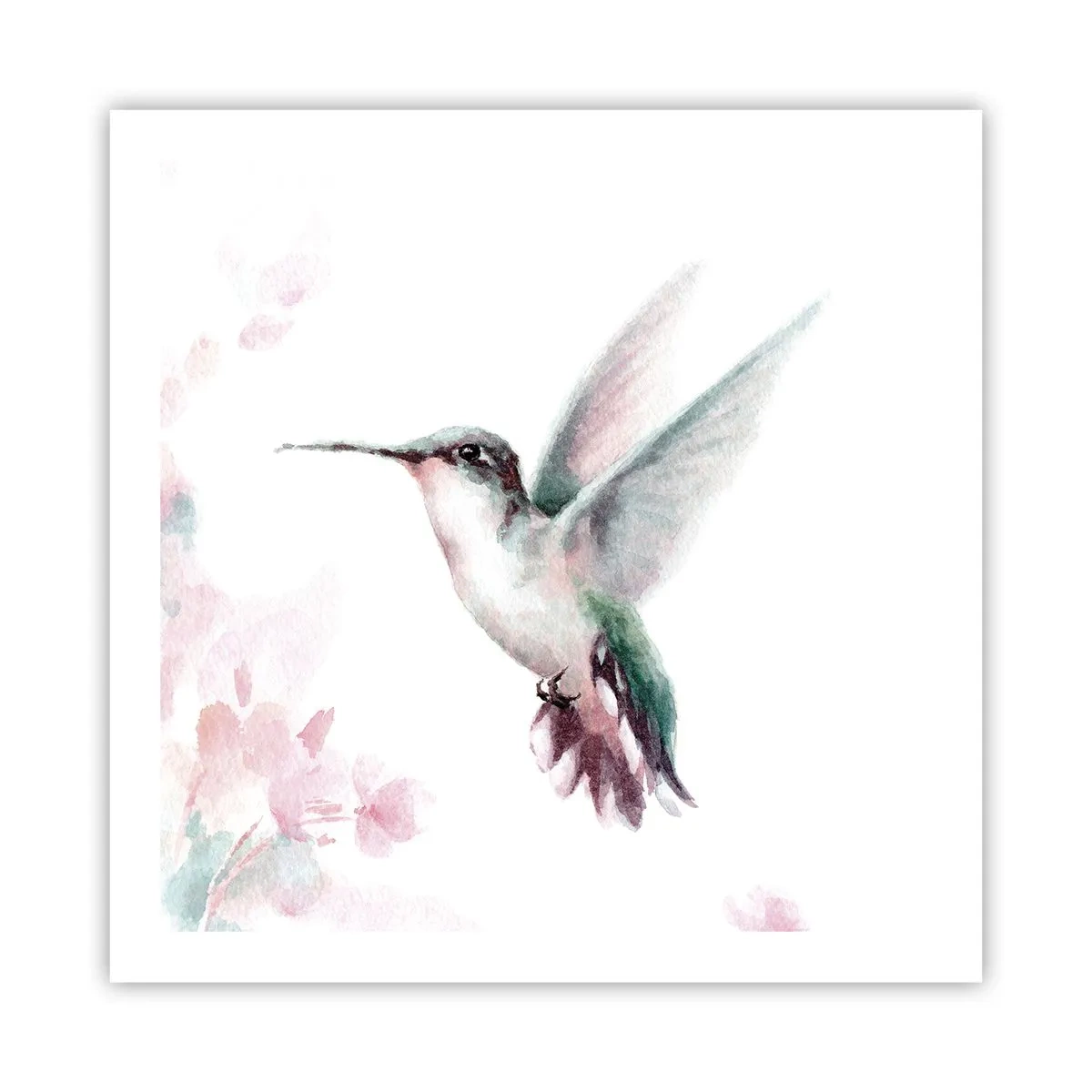 Póster - Plasmando el aleteo - 60x60 cm