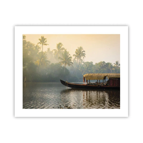 Póster - Casa en el río - 50x40 cm