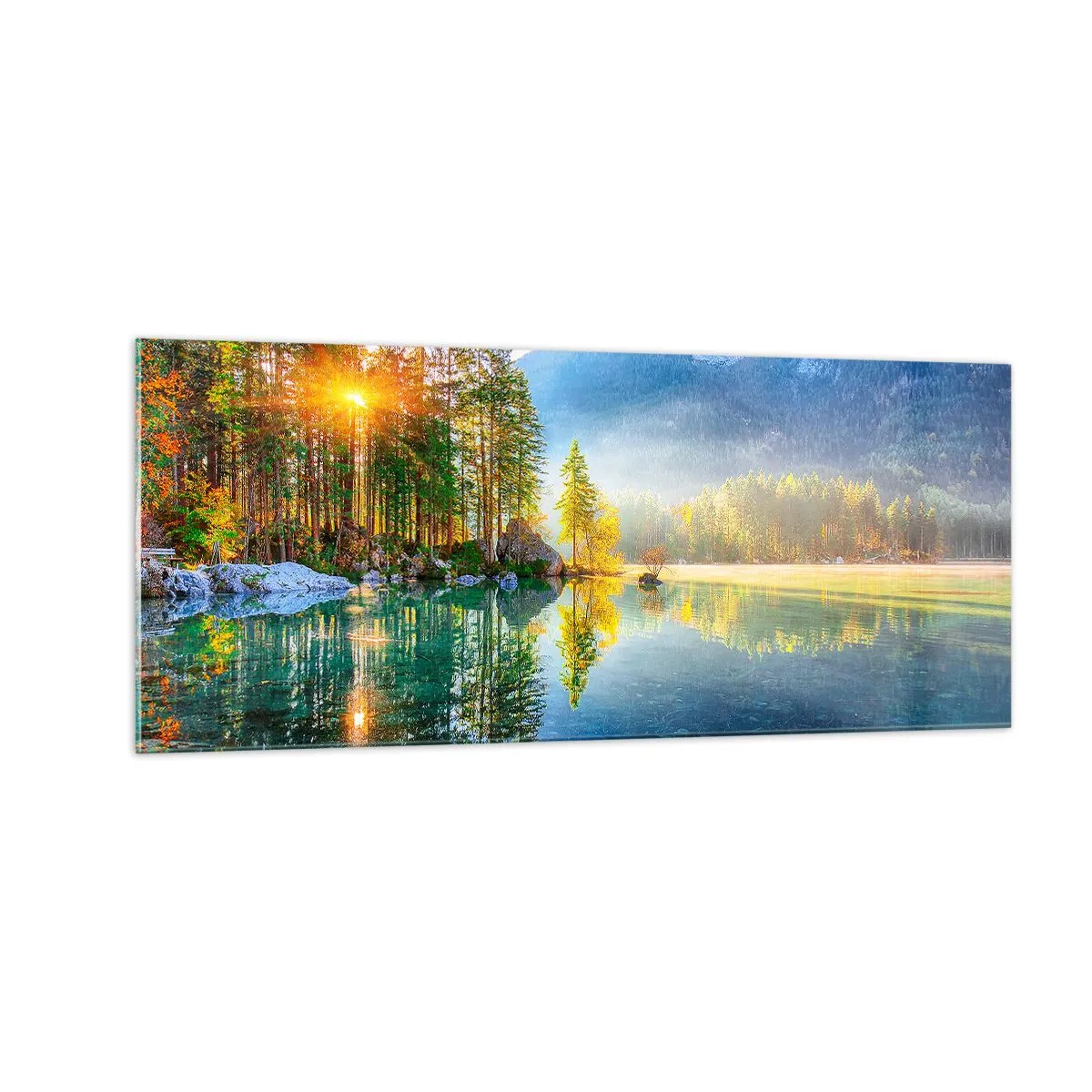 Cuadro sobre vidrio - Impresiones sobre Vidrio - Majestuosidad y dulzura - 100x40 cm