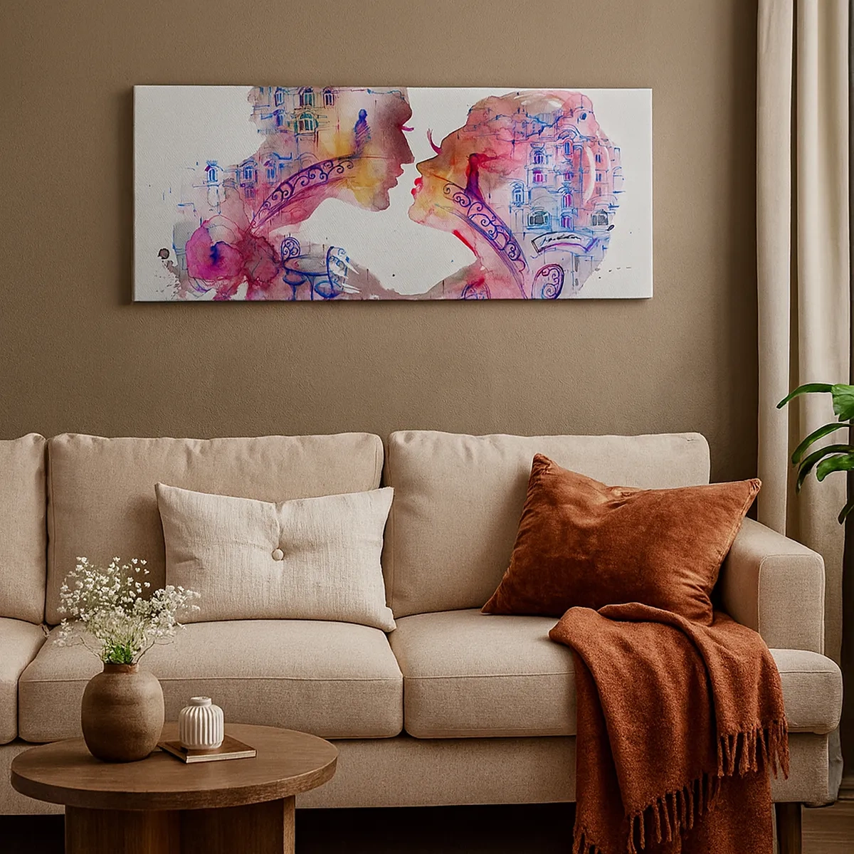 Cuadro sobre lienzo - Impresión de Imagen - Un puente secreto de suspiros - 30x30 cm