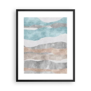 Póster en marco negro - Un estudio de la cercanía - 40x50 cm