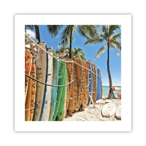 Póster - Diversión soleada - 40x40 cm