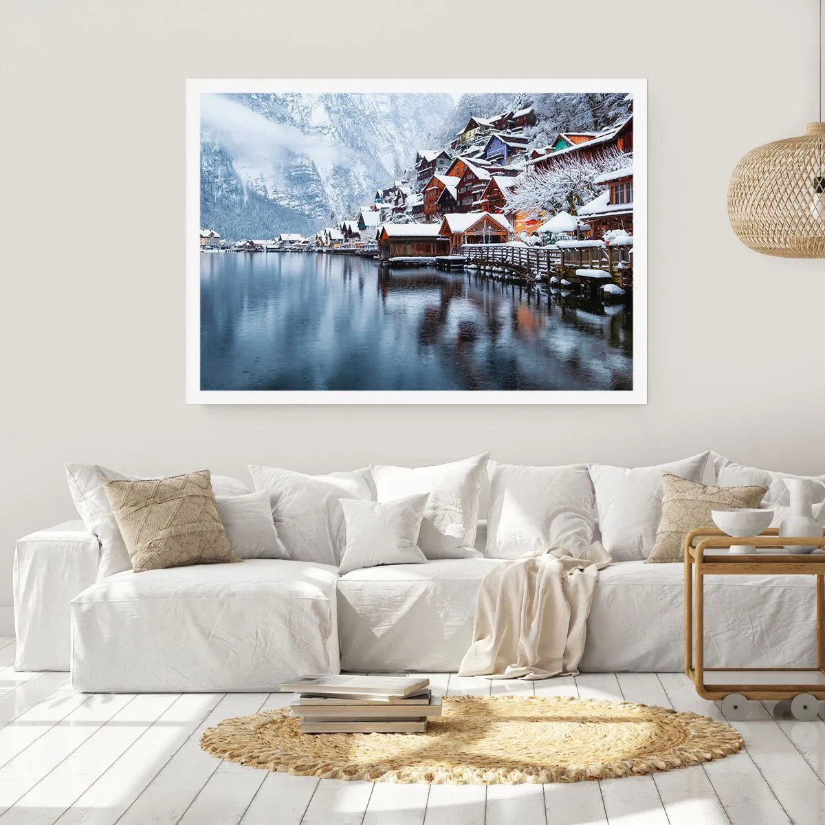 Póster - En un decorado de invierno - 91x61 cm