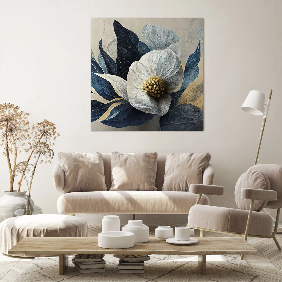 Cuadro sobre lienzo - Impresión de Imagen - Con un corazón de oro - 70x70 cm