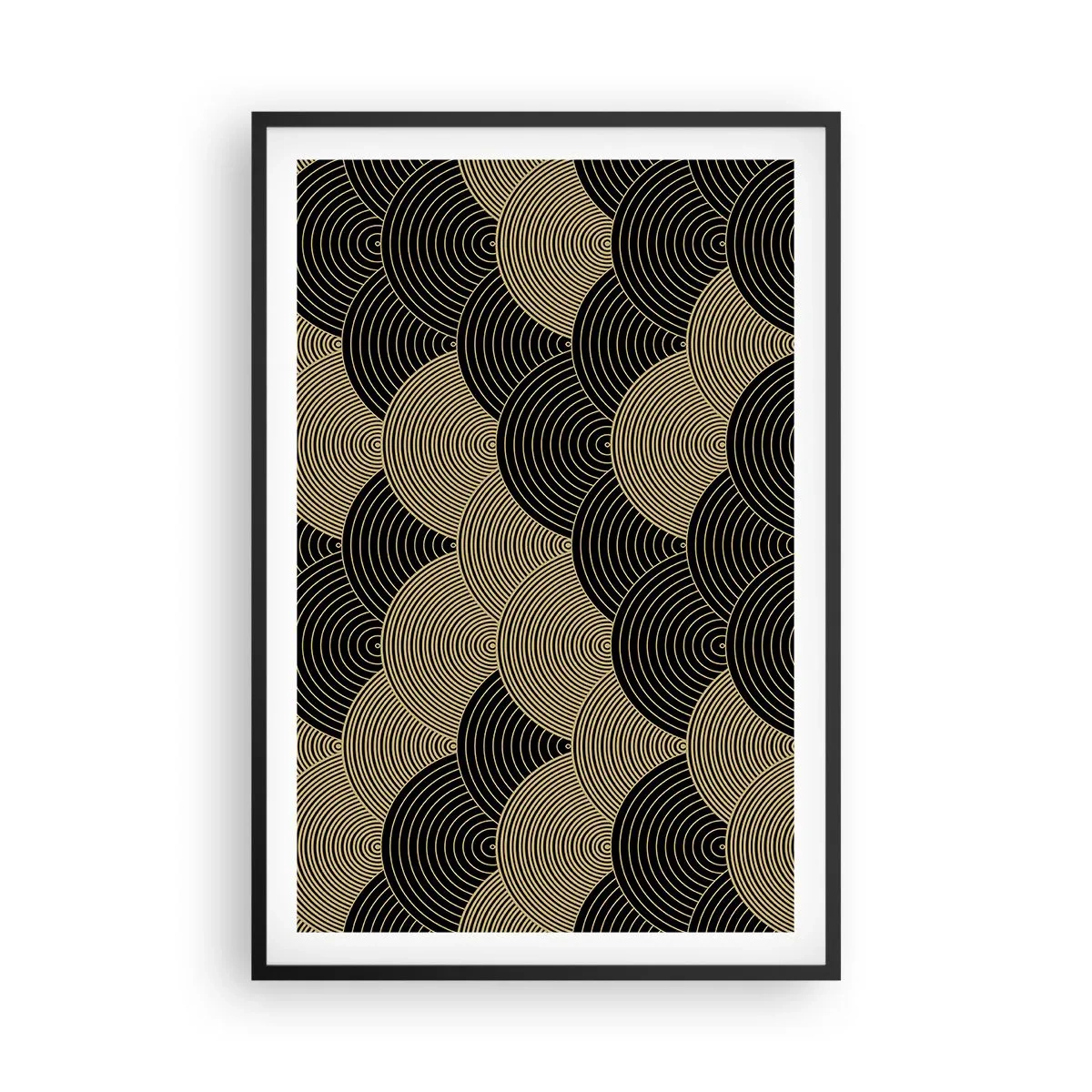 Póster en marco negro - Multiplicación de la unidad - 61x91 cm