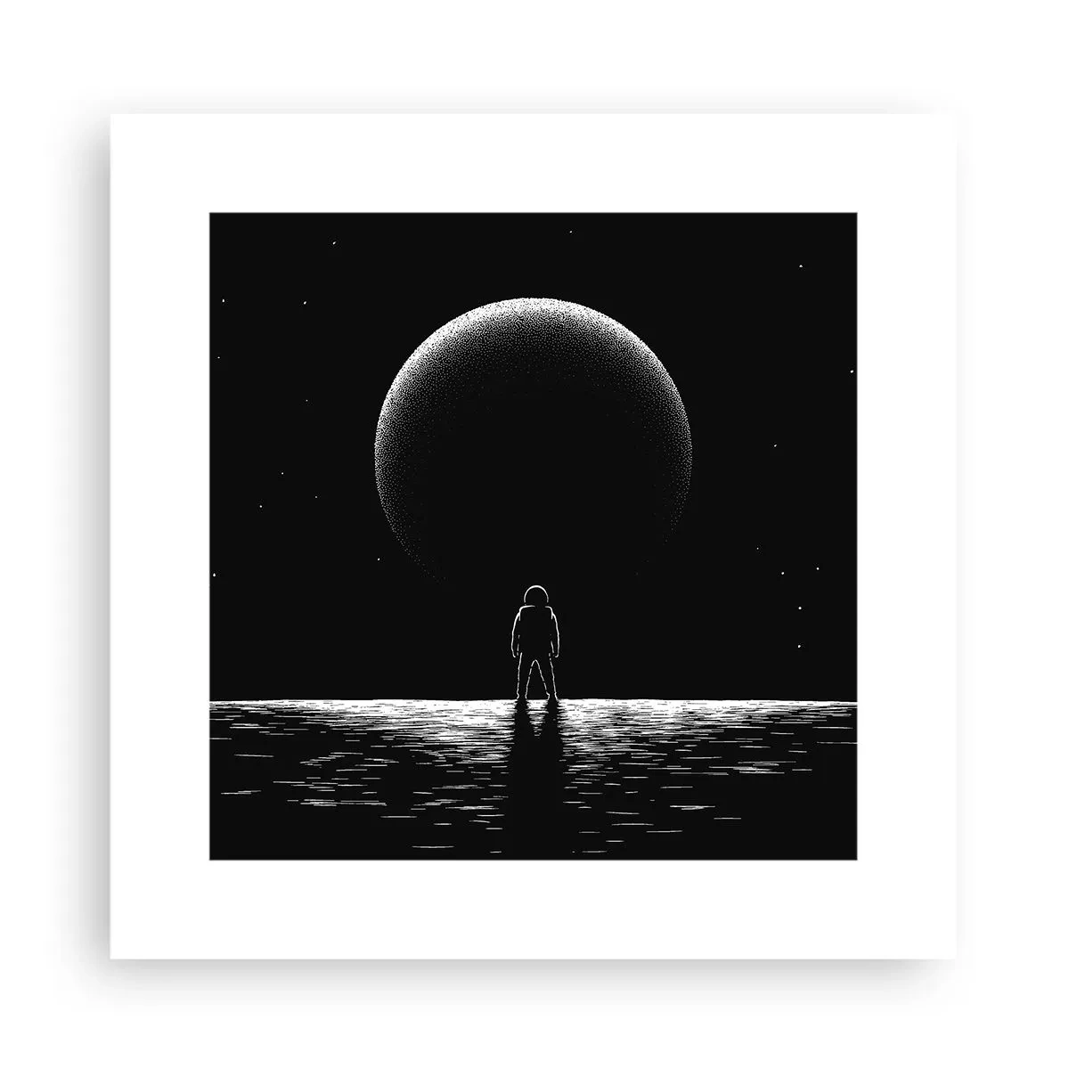 Póster - Cara a cara - 30x30 cm