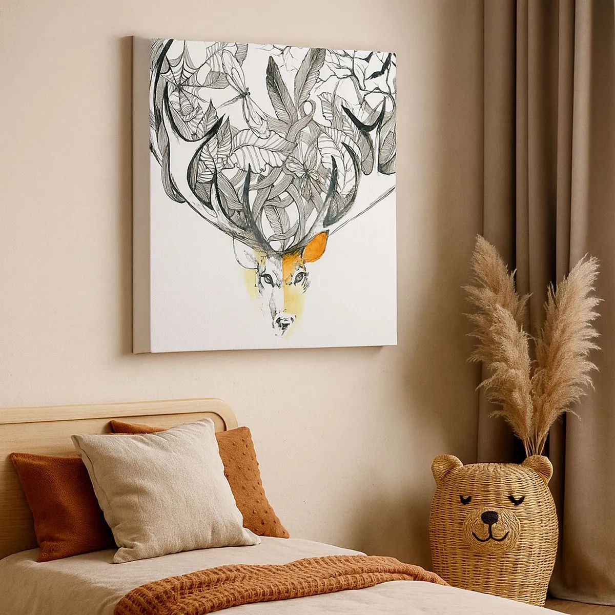 Cuadro sobre lienzo - Impresión de Imagen - Cuernos de la abundancia - 30x30 cm