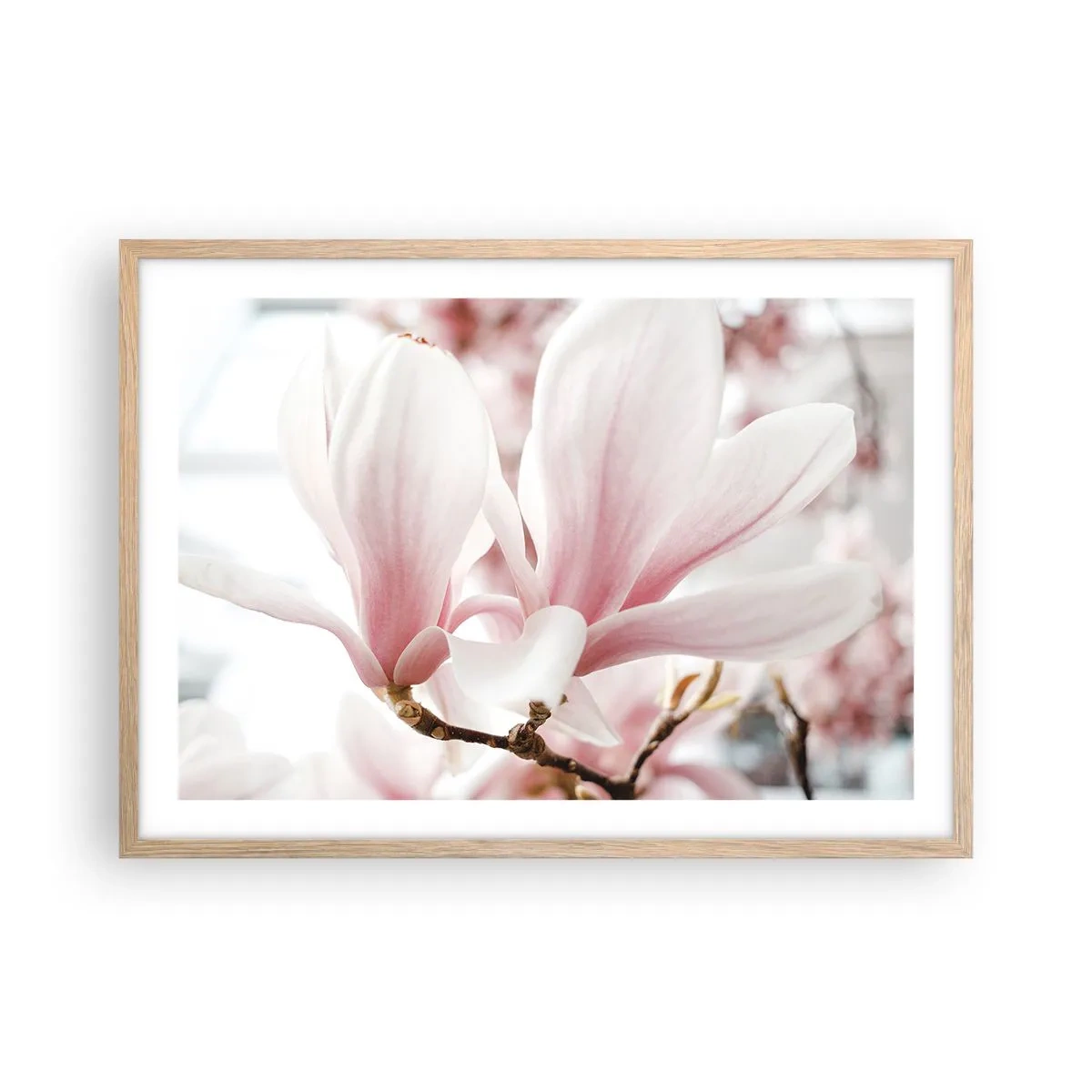 Póster en marco roble claro - Inmensidad de la ternura - 70x50 cm