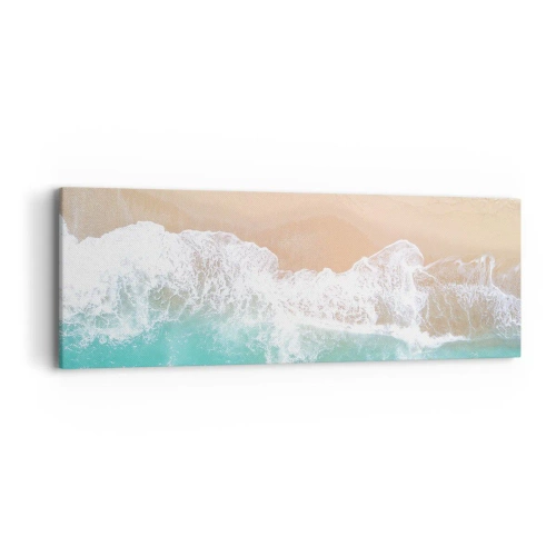 Cuadro sobre lienzo - Impresión de Imagen - Un toque acariciador - 90x30 cm