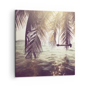 Cuadro sobre lienzo - Impresión de Imagen - Columpiar la imaginación - 60x60 cm