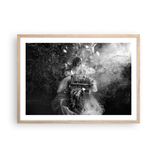 Póster en marco roble claro - La madre misma - La naturaleza - 70x50 cm