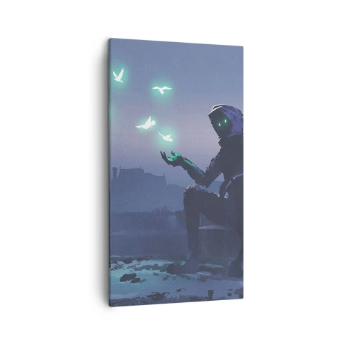 Cuadro sobre lienzo - Impresión de Imagen - La vida volverá - 45x80 cm